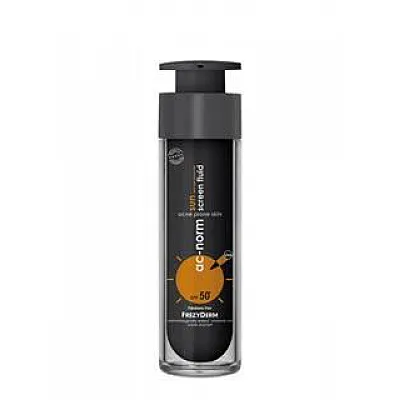 Frezyderm Ac-Norm Sun Screen Fluid SPF 50+,Aντηλιακή Προσώπου για Ακνεϊκά Δέρματα 50ml