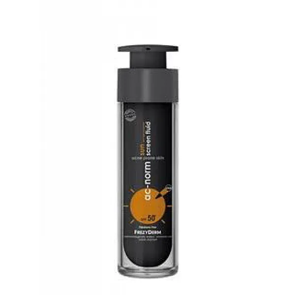 Frezyderm Ac-Norm Sun Screen Fluid SPF 50+,Aντηλιακή Προσώπου για Ακνεϊκά Δέρματα 50ml
