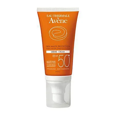 Avene Eau Thermale Solaire Creme SPF50+ Αντηλιακή Κρέμα Προσώπου για Ξηρή & πολύ Ξηρή επιδερμίδα, 50ml
