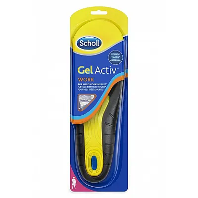 Scholl Γυναικείοι Πάτοι Gel Active Work One Size (37 - 40.5) 1 ζευγάρι