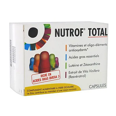 Thea Nutrof Total Συμπλήρωμα Διατροφής για την Καλή Λειτουργία της Όρασης, 30 caps