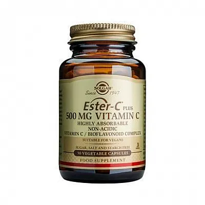 Solgar Ester-C Plus 500mg 50 φυτικές κάψουλες