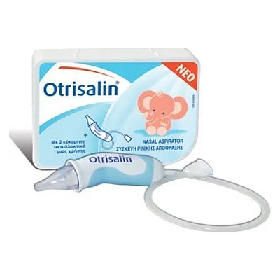 Otrisalin Nasal Aspirator Soft + 2 spare nozzles for single use