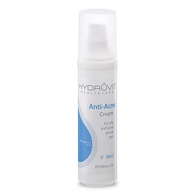 Hydrovit Anti-Acne Cream Κρέμα για την Καθημερινή αντιμετώπιση ακμής & λιπαρότητας, 50ml