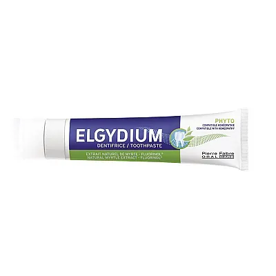 Elgydium Toothpaste Phyto Οδοντόκρεμα Κατά της Πλάκας,Κατάλληλη για Ομοιοπαθητική 75ml