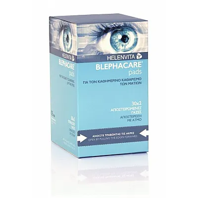 Helenvita Blephacare Pads Sterile Strips, 30 x 2 pieces