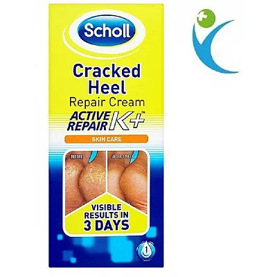 Scholl Κρέμα Ανάπλασης για Σκασμένες Πτέρνες K+, 60ml