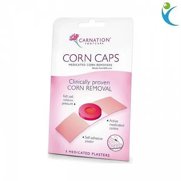 Carnation Corn Caps Επιθέματα Αφαίρεσης Κάλων με Σαλικυλικό Οξύ 5τμχ