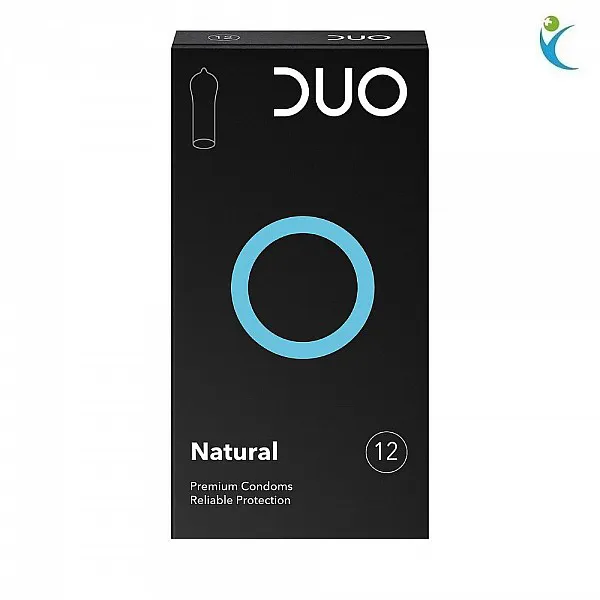 DUO Natural Προφυλακτικά Κανονικά, 12 τεμάχια