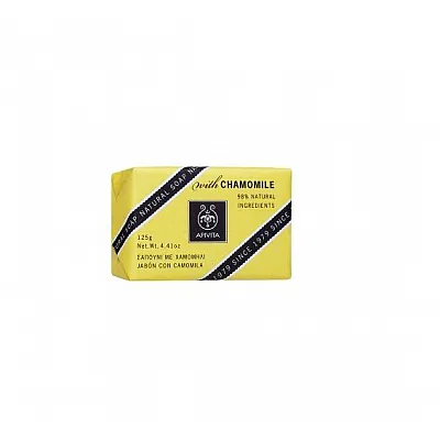 Apivita Natural Soap with Chamomile, 125gr