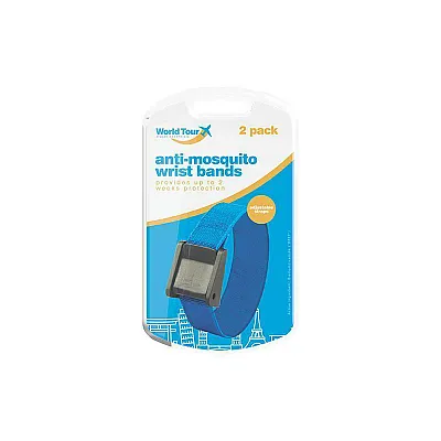 TRAVEL MOSQUITO WRIST BANDS 2 PACK