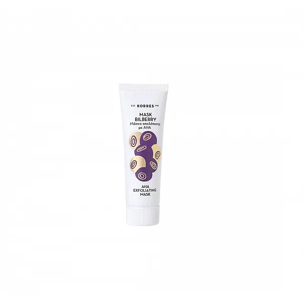 Korres Bilberry Μάσκα Απολέπισης Βατόμουρο Με AHA 18ml