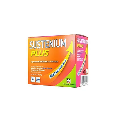 Menarini Sustenium Plus Intensive Formula Συμπλήρωμα Διατροφής για Ενέργεια & Μυική Ενδυνάμωση 22Φακελάκια