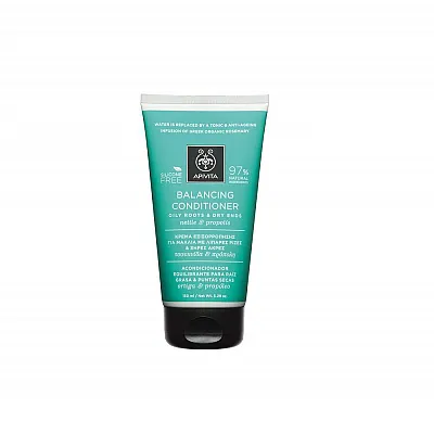 Apivita Balancing Conditioner for Oily Roots & Dry Ends with Nettle & Propolis, 150ml