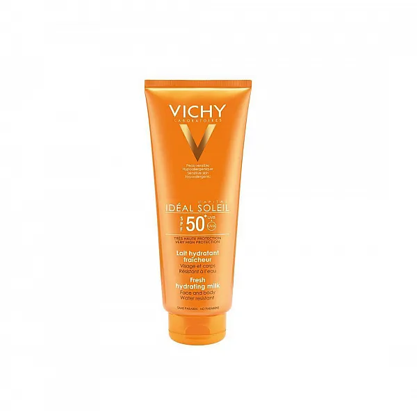 Vichy Ideal Soleil SPF50+ Αντηλιακό Γαλάκτωμα για την Προστασία Προσώπου & Σώματος, 300 ml