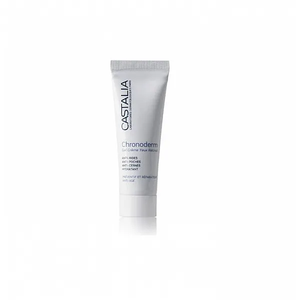 Castalia Chronoderm Gel Crème Yeux Rétinol Αντιρυτιδική Κρέμα-Gel Ματιών 15ml