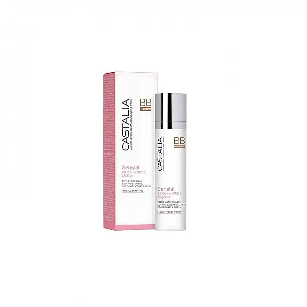 Castalia Sensial BB Crème Moyenne/Medium SPF 15 Κρέμα Προσώπου με Χρώμα 40ml.