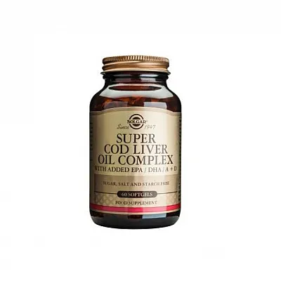 Solgar Super Cod Liver Oil Complex,60caps
