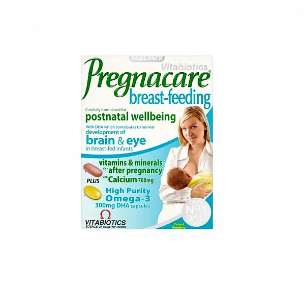 Vitabiotics Pregnacare Breast-feeding, Ενισχυμένη Φροντίδα για την Περίοδο του Θηλασμού 84Tabs/Caps