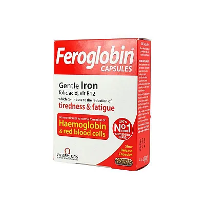 Vitabiotics Feroglobin Slow Release, 30 caps