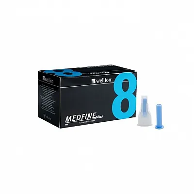 WELLION MEDFINE - PLUS 8MM ΒΕΛΟΝΕΣ ΓΙΑ ΣΤΥΛΟ ΙΝΣΟΥΛΙΝΗΣ 31GR 100ΤΕΜ