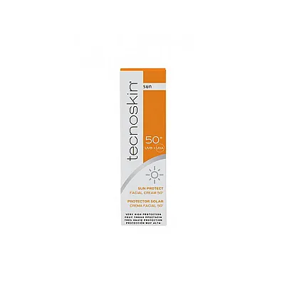 Tecnoskin Sun Protect Face Creme SPF50+ Color 50ml (Αντιηλιακή Κρέμα Προσώπου Με Χρώμα)