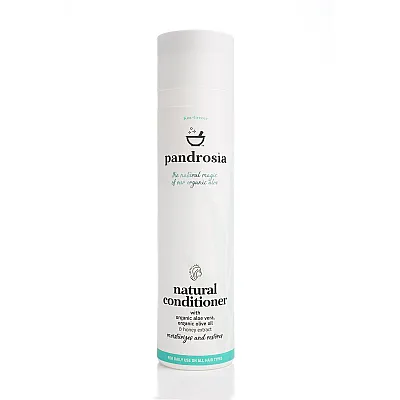 Pandrosia Natural conditioner with organic aloe, organic olive oil & honey extract 250ml