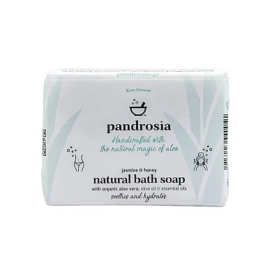 Pandrosia Φυσικό σαπούνι με βιολογική αλόη 100gr