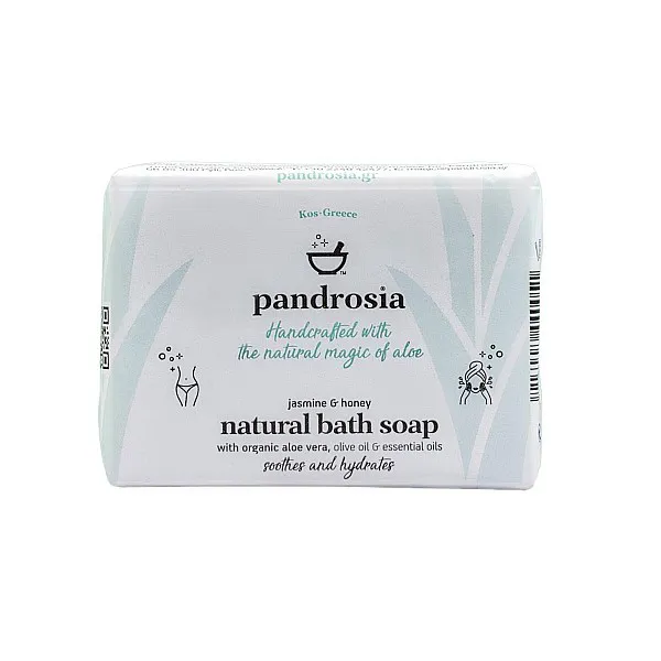 Pandrosia Φυσικό σαπούνι με βιολογική αλόη 100gr