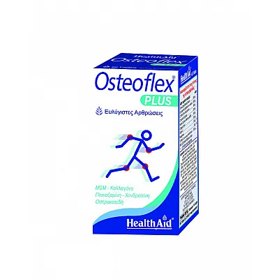 Health Aid OSTEOFLEX PLUS Glucosamine - Chondroitin - MSM - Collagen, 60 tablets