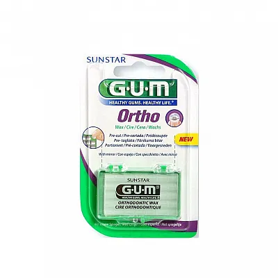 Gum Orthodontic Wax Unflavored (723) Orthodontic Candle Without Taste, 1 pc.