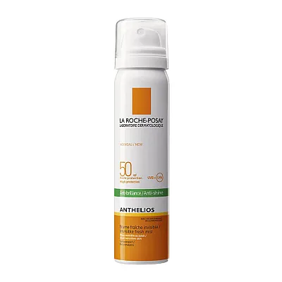 La Roche Posay Anthelios Anti-brillance Mist SPF50+ Αντηλιακό Σπρέι Προσώπου για Ματ Αποτέλεσμα, 75ml