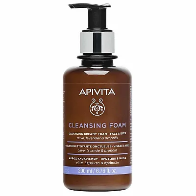 Apivita Cleansing Face & Eyes with Olive & Levander 200ml