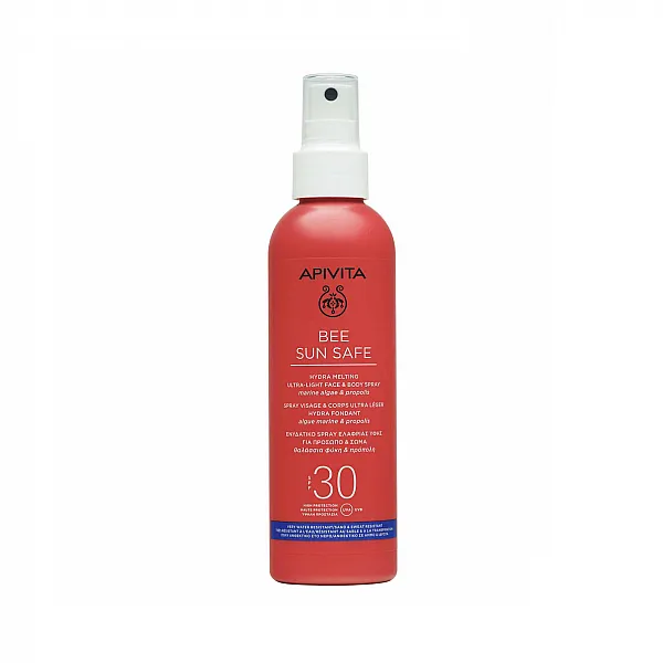 Apivita Bee Sun Safe Hydra Melting Ενυδατικό Spray Ελαφριάς Υφής για Πρόσωπο & Σώμα SPF30 200ml