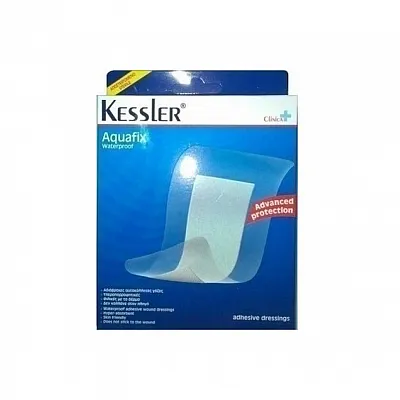 KESSLER CLINICA AQUAFIX adhesive gauzes 10 CM X 10 CM X 5