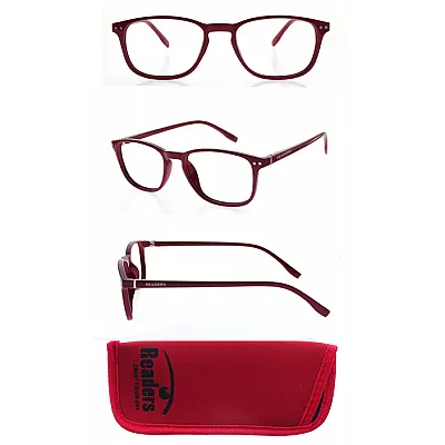 Presbyopia Glasses  Readers  Bl136 (red) Blue Light Block - Degree (+0,00)