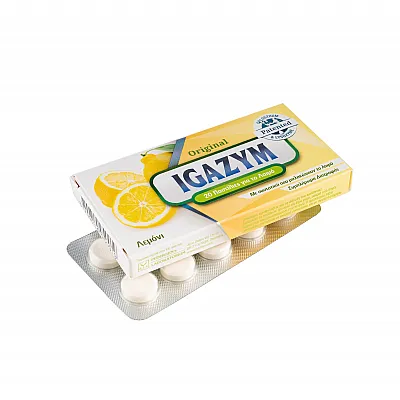Igazym Original Παστίλιες που Μαλακώνουν το Λαιμό με Άρωμα Λεμόνι 20τμχ
