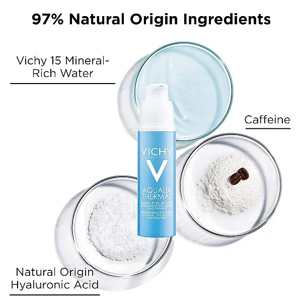 Vichy Aqualia Thermal Dynamic Hydration Eye Balm Αναζωογονητική Κρέμα Ματιών, 15ml
