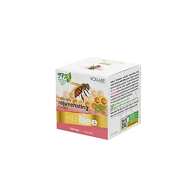 VOLLARE Eco Wild Bee Regenerating Face Cream Honey Rhubarb 50ml