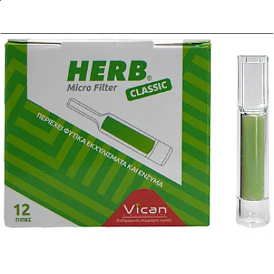 Vican Πίπα Herb Disposable Type Micro Filters 12τμχ