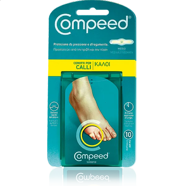 Compeed Επιθέματα Για Κάλους Μεσαία 10τμχ