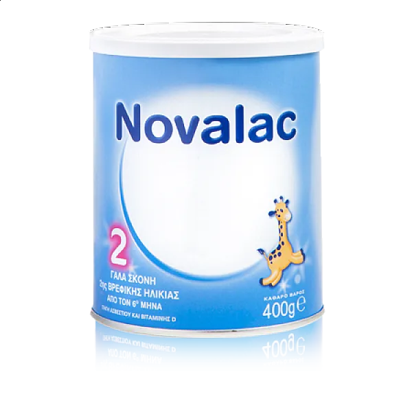 Novalac 2 Γάλα Σκόνη 2ης Βρεφικής Ηλικίας από τον 6ο Μήνα 400gr