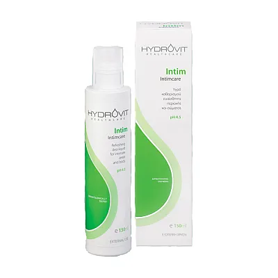 Hydrovit Intim Intimcare pH 4,5 150ml Υγρό Καθαρισμού Ευαίσθητης Περιοχής και Σώματος