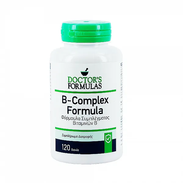 Doctor's Formulas Vitamin B Complex Φόρμουλα Συμπλέγματος Βιταμινών B, 120 caps