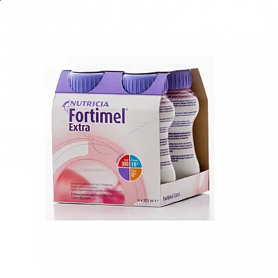 Nutricia Fortimel Extra 4 x 200ml Φράουλα