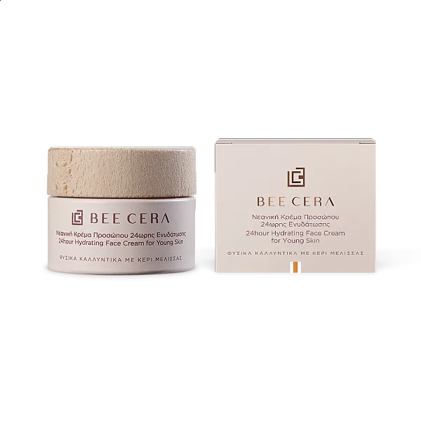 Bee Cera Νεανική Κρέμα Προσώπου 24Ωρης Ενυδάτωσης 50 ml