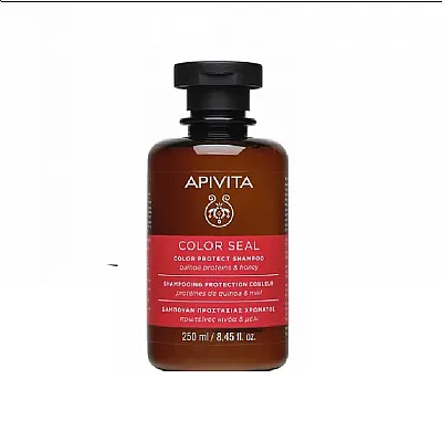 Apivita Color Seal Shampoo Color Protection Shampoo With Quinoa Proteins & Honey 250ml