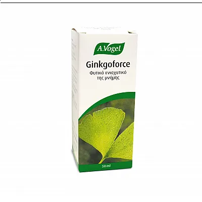 A. Vogel Ginkgoforce (Geriaforce) Φυτικό Ενισχυτικό της Μνήμης Βάμμα από Φρέσκο Ginkgo Biloba, 50ml