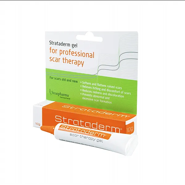 Stratpharma Strataderm Gel Γέλη Σιλικόνης κατά των Ουλών, 10gr