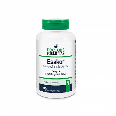 Doctor's Formulas Esakor - Φόρμουλα Ιχθυελαίων 90 κάψουλες